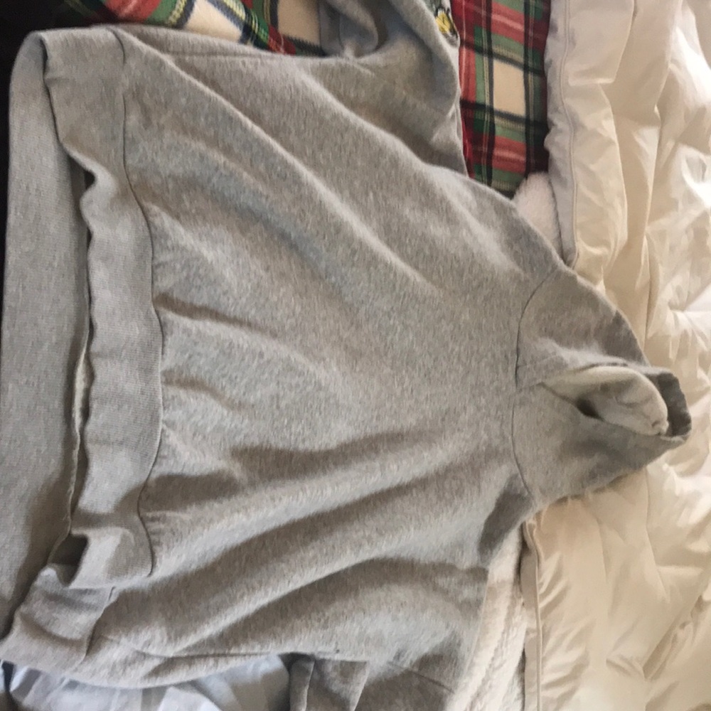 Grey embroidered hoodie from LA hearts size small